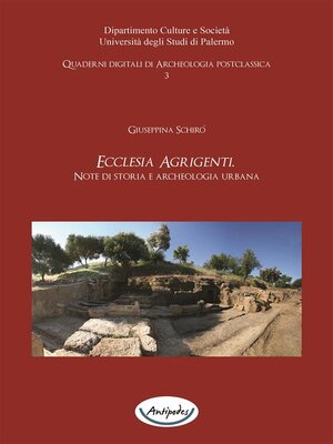 cover image of Ecclesia Agrigenti. Note di storia e archeologia urbana